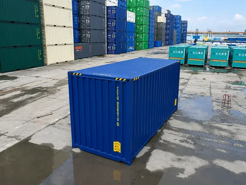 contenedor High Cube de 20 pies nuevo Azul – Imagen 2