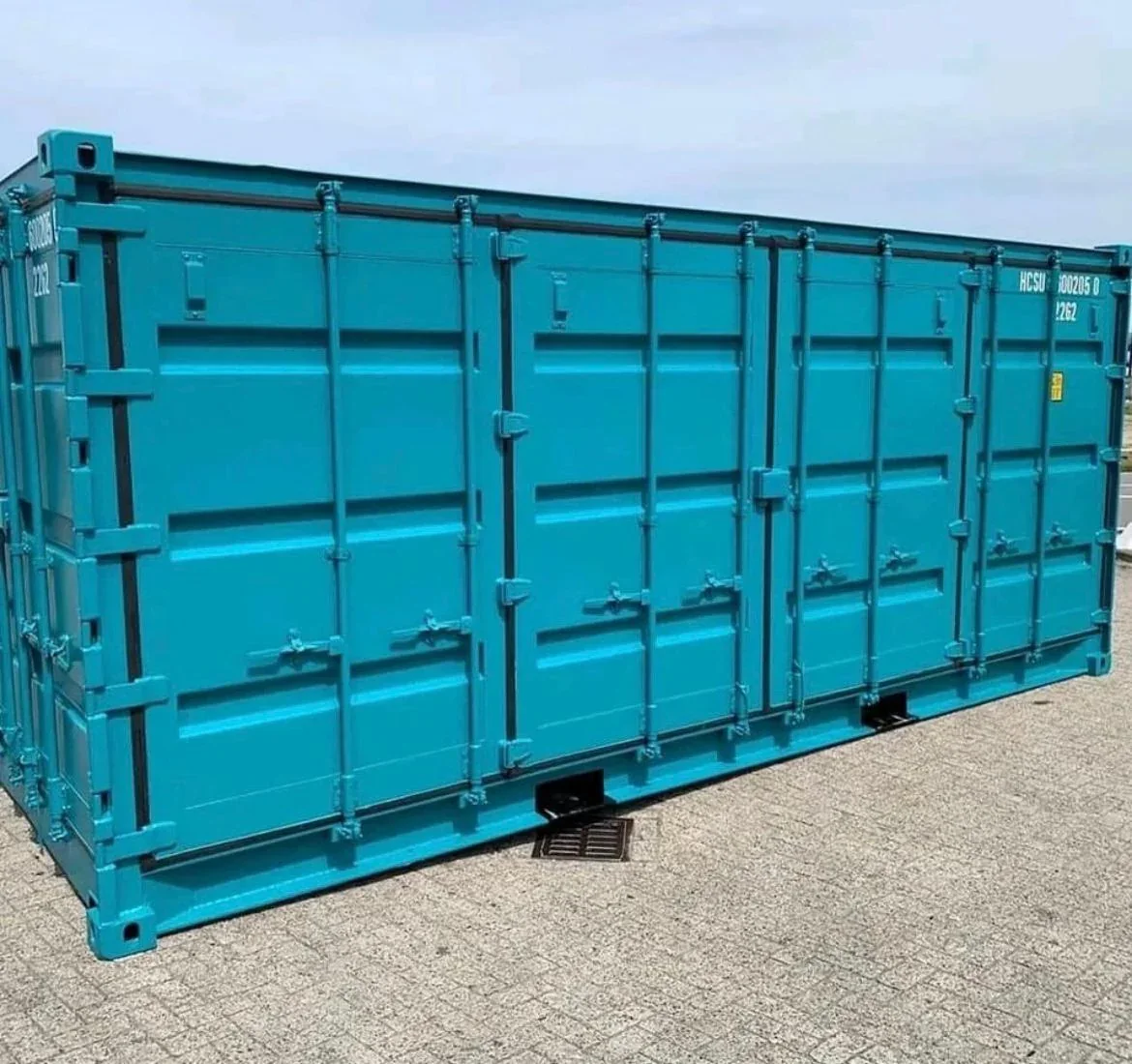 Contenedor 20 pies con apertura lateral Azul marino nuevo – Imagen 4