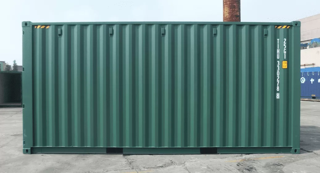 Contenedor High Cube de 20 Pies con Piso de Acero verde nuevo – Imagen 4