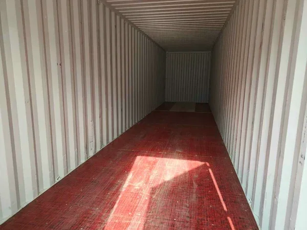 Contenedor seminuevo High Cube de 40 pies blanco – Imagen 3