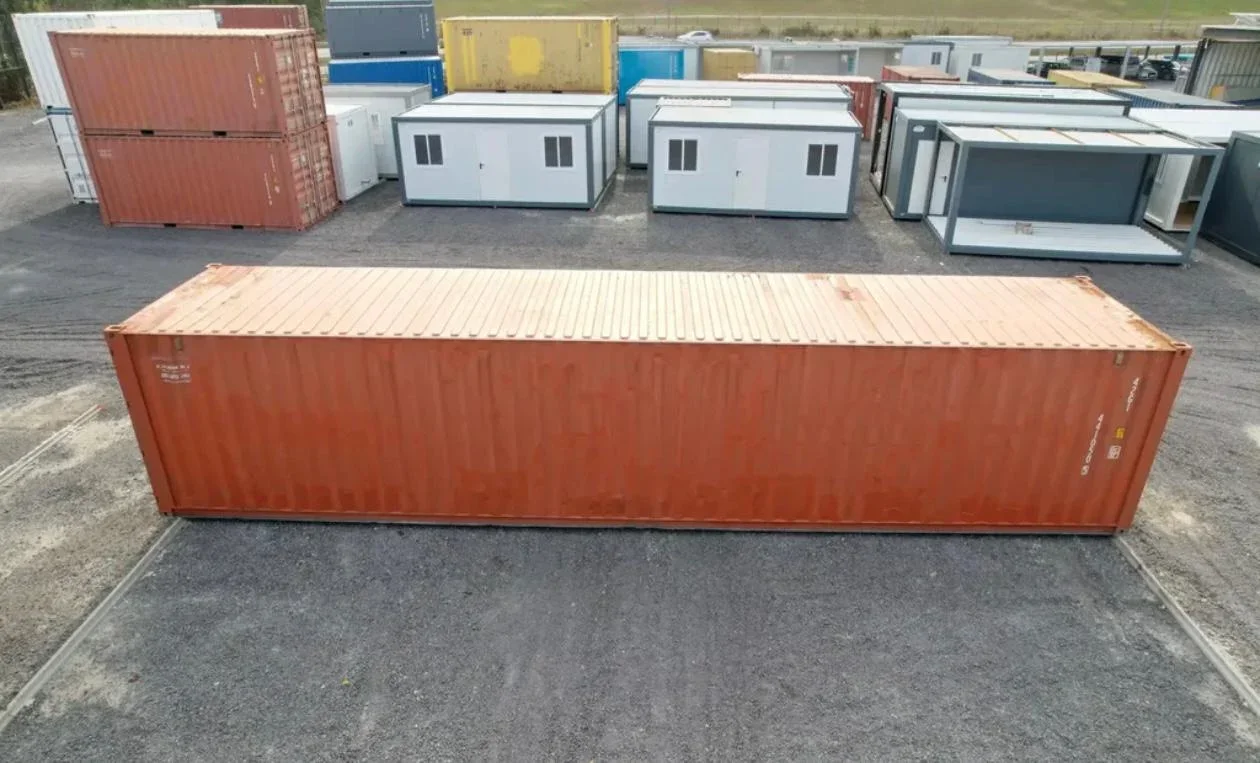 Contenedor usado High Cube de 40 pies rojo – Imagen 4