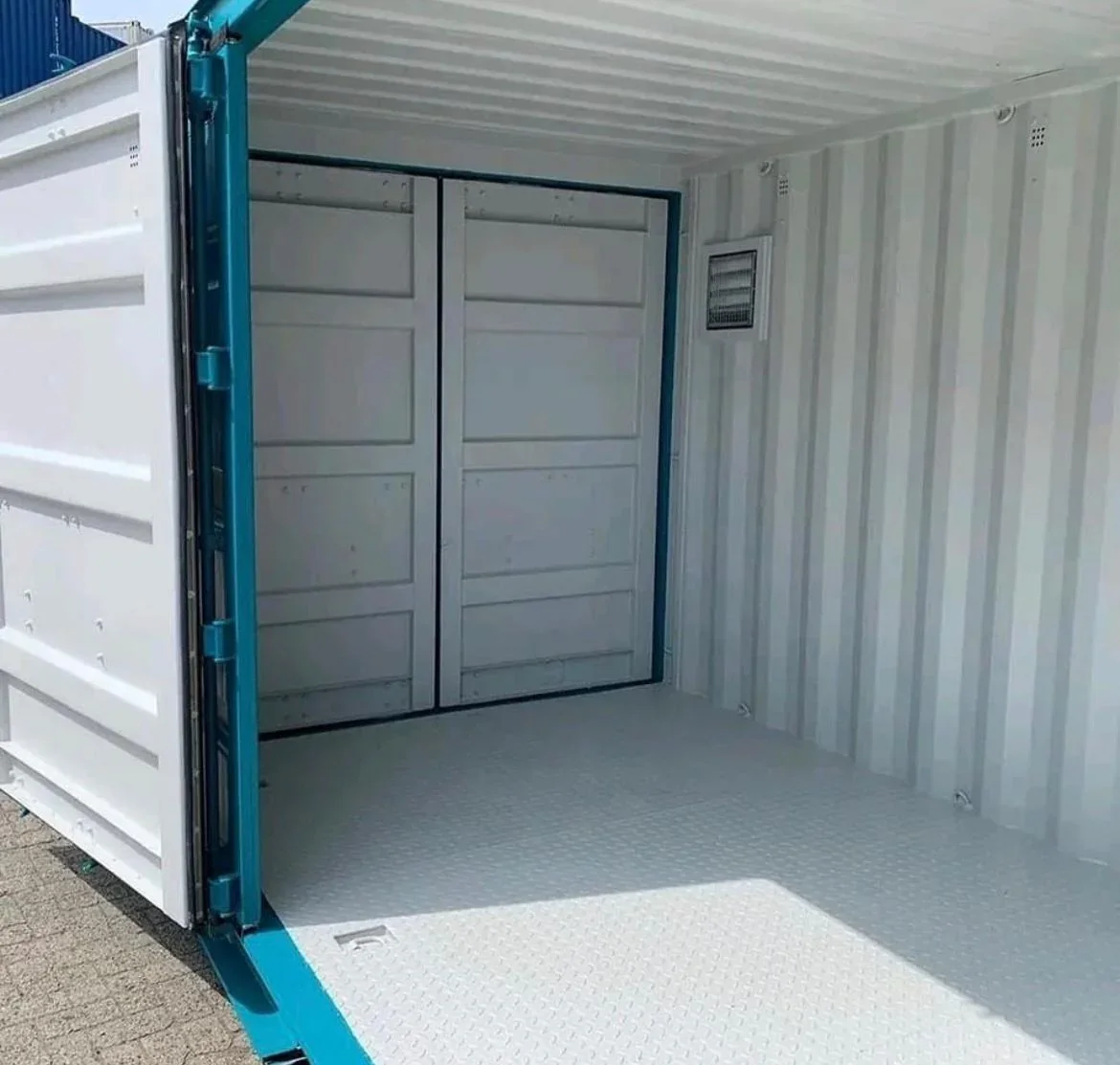 Contenedor 20 pies con apertura lateral Azul marino nuevo – Imagen 2