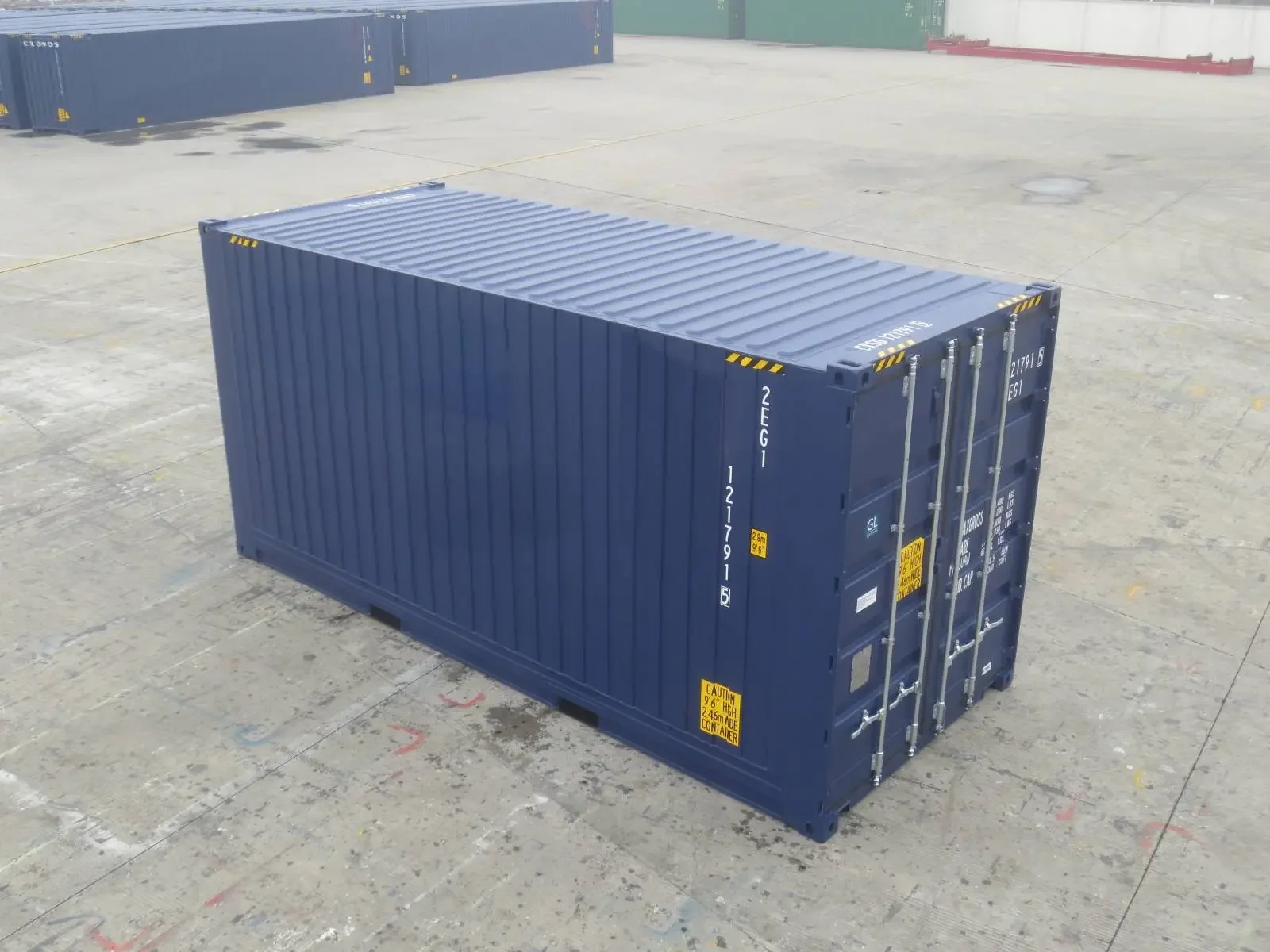 Contenedor High Cube CPC de 20 Pies azul nuevo – Imagen 3