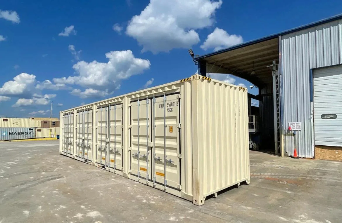 Contenedor High Cube 40' con doble puerta lateral